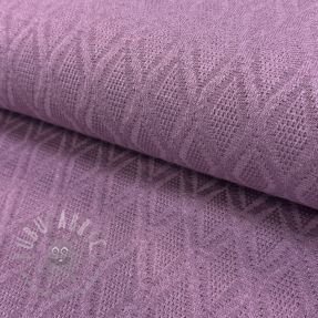 Knitted jacquard Diamond lavender