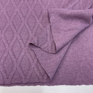 Knitted jacquard Diamond lavender