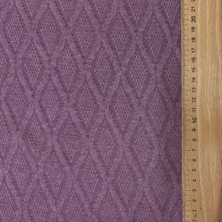Knitted jacquard Diamond lavender