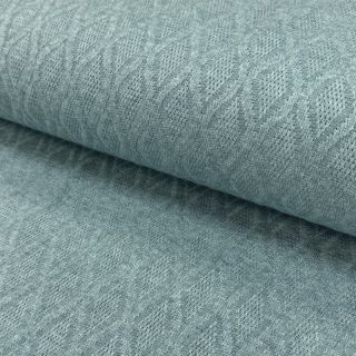 Knitted jacquard Diamond ocean blue