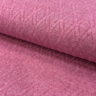Knitted jacquard Diamond pink