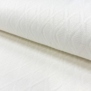 Knitted jacquard Diamond off white