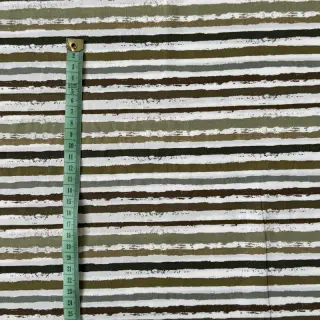 Cotton fabric Small stripes Snoozy taupe