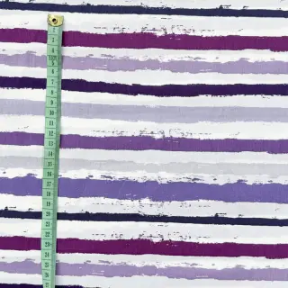 Cotton fabric Big stripes Snoozy violet