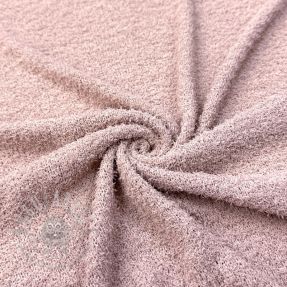 Knit fabrics Paris bouclé rose