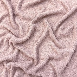 Knit fabrics Paris bouclé rose