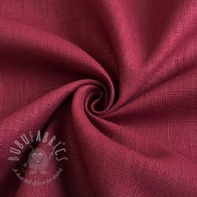Linen enzyme washed BARCELONA bordeaux