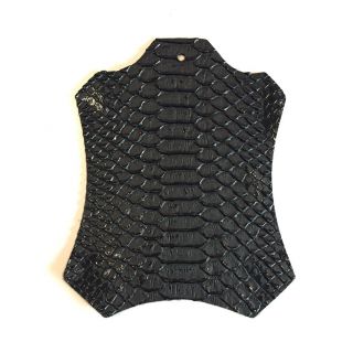 Faux leather COBRA noir