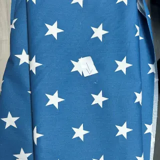 Cotton fabric Stars indigo 2nd class
