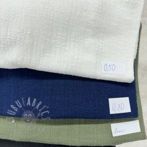 Last pieces package Cotton fabric with linen 052