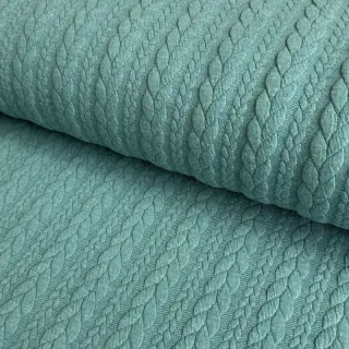 Knitted jacquard Cably dark green