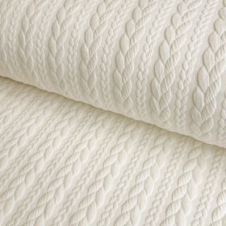 Knitted jacquard Cably off white