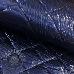 Stepped fabric Shine dark navy