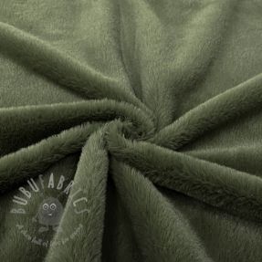Faux fur SMOOTH green