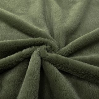 Faux fur SMOOTH green