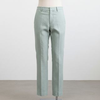 Linen enzyme washed sage