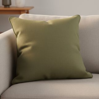 Linen enzyme washed dark moss green