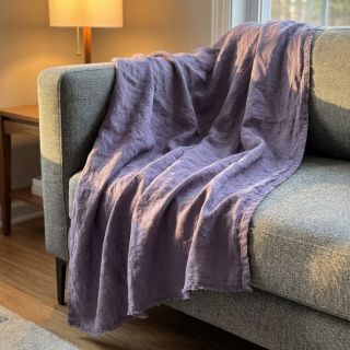 Linen enzyme washed STONEWASHED PREMIUM lavender