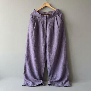 Linen enzyme washed STONEWASHED PREMIUM lavender