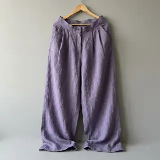 Linen enzyme washed STONEWASHED PREMIUM lavender