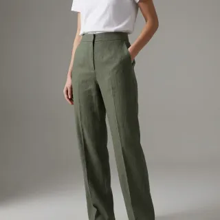 Linen enzyme washed STONEWASHED PREMIUM camo green
