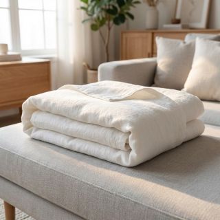 Linen enzyme washed STONEWASHED PREMIUM white