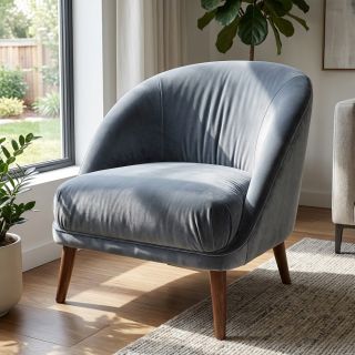 Cosy VELVET PREMIUM blue grey