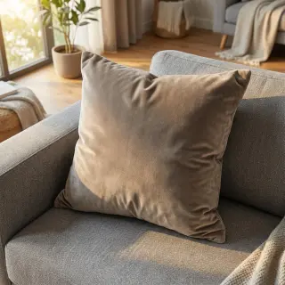 Cosy VELVET STRETCH taupe