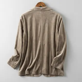 Cosy VELVET STRETCH taupe