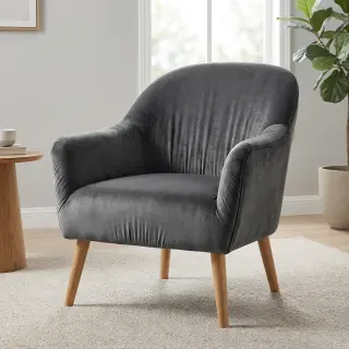 Cosy VELVET STRETCH dark grey