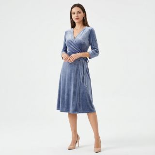 Cosy VELVET STRETCH blue