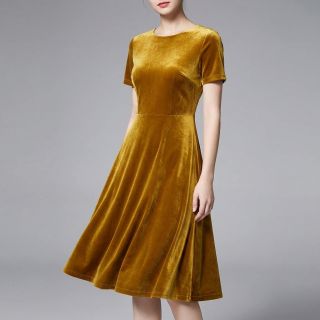 Cosy VELVET STRETCH camel