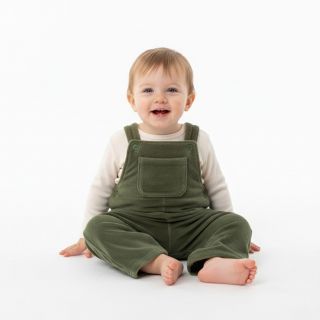 Cosy VELVET STRETCH camo green