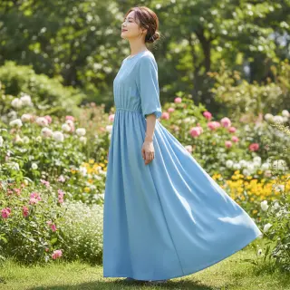 Viscose RADIANCE light blue