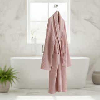 Waffle bleached rose