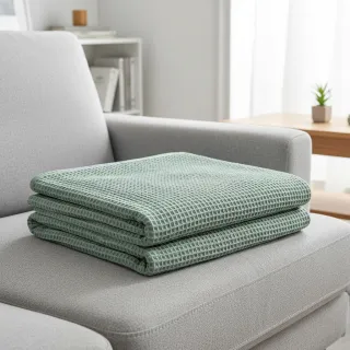 Waffle dark green