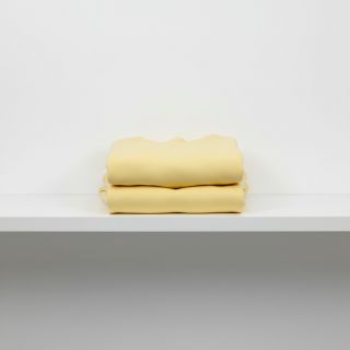 Sweat fabric PREMIUM pale banana