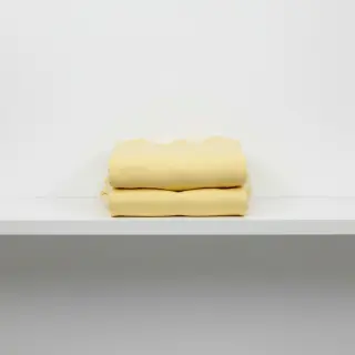 Sweat fabric PREMIUM pale banana