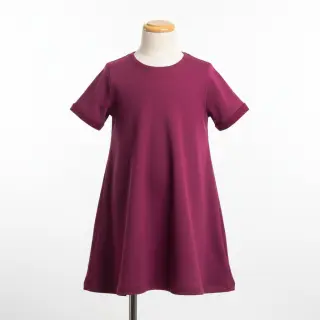 Sweat fabric PREMIUM brown beere