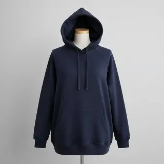 Sweat fabric PREMIUM navy blue