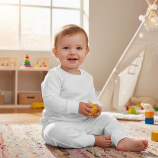 Sweat fabric PREMIUM white