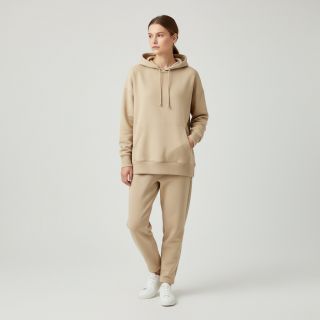 Sweat fabric PREMIUM light pebble