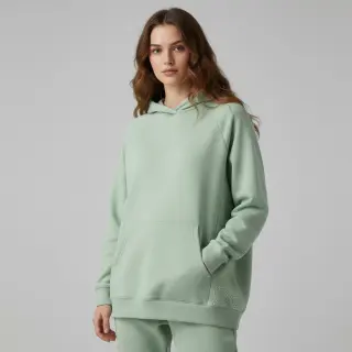 Sweat fabric PREMIUM old green