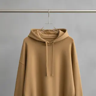 Sweat fabric PREMIUM camel