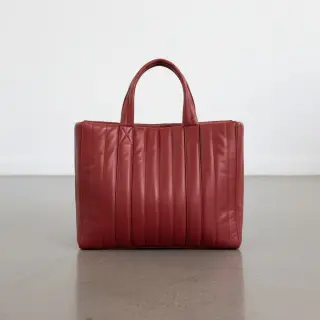 Stepped fabric Classic terracotta