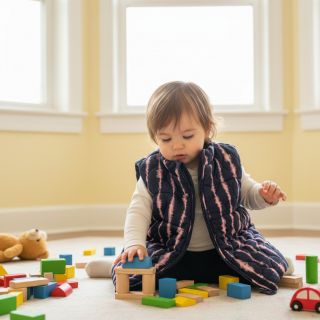 Stepped fabric VELVET Stripes navy