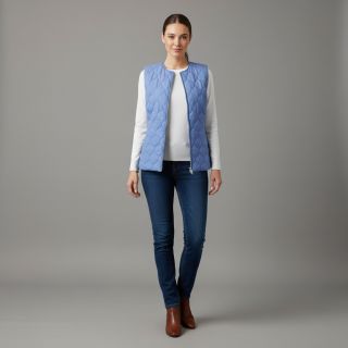 Stepped fabric Round lavender