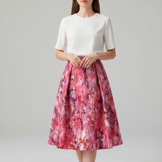 Stepped fabric Snake gardini pink