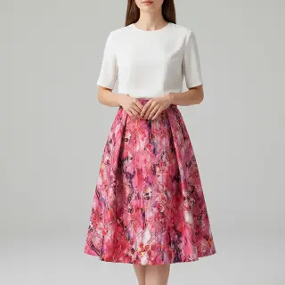 Stepped fabric Snake gardini pink