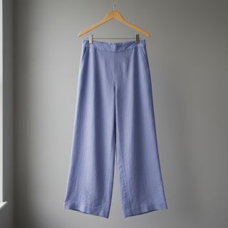 Linen enzyme washed 170 g blue grey